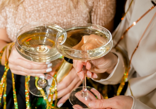 Birthday party setup in Pittsburgh with glassware and event rentals